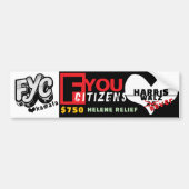 FRAU PRÄSIDENTIN HARRIS WALZ 2024 | FYC AUTOAUFKLEBER (Vorne)