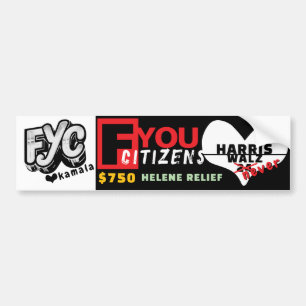 FRAU PRÄSIDENTIN HARRIS WALZ 2024   FYC AUTOAUFKLEBER
