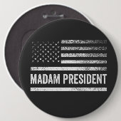 Frau Präsidentin, Harris Walz, Amerikanischer Flag Button (Vorne & Hinten)