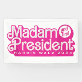 Frau Präsidentin | Harris Walz Banner (Horizontal)