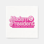 Frau Präsidentin | Harris Walz Serviette (Vorderseite)