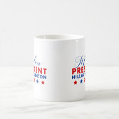 Frau Präsidentin Hillary Clinton Kaffeetasse (Mittel)