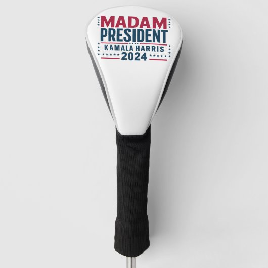 Frau Präsidentin Kamala Harris 2024 Abstimmung Dem Golf Headcover (Vorderseite)