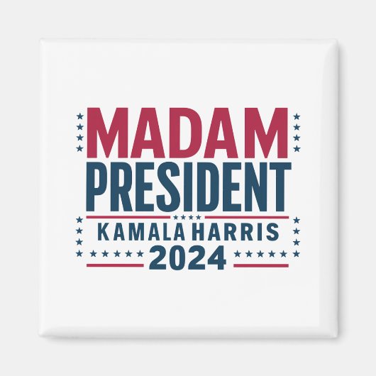 Frau Präsidentin Kamala Harris 2024 Abstimmung Dem Magnet (Vorne)