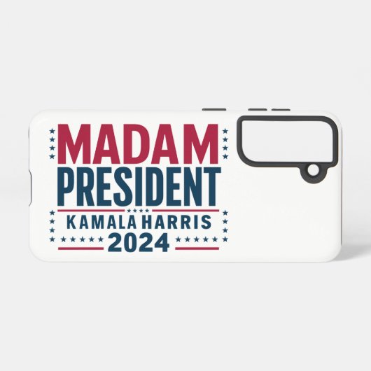 Frau Präsidentin Kamala Harris 2024 Abstimmung Dem Samsung Galaxy Hülle (Rückseite (Horizontal))