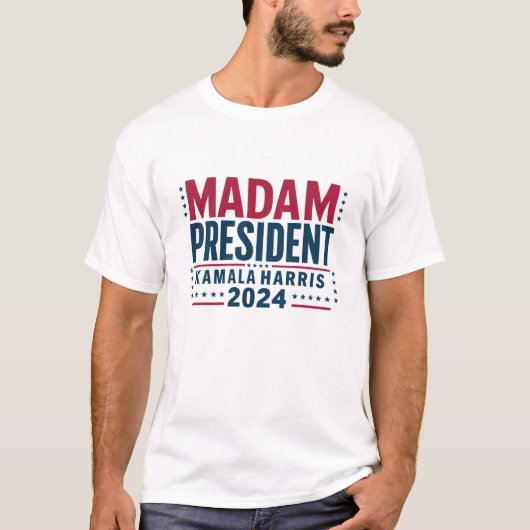 Frau Präsidentin Kamala Harris 2024 Abstimmung Dem T-Shirt (Vorderseite)