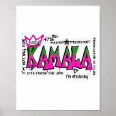 Frau Präsidentin Kamala Harris 2024 Poster (Vorne)