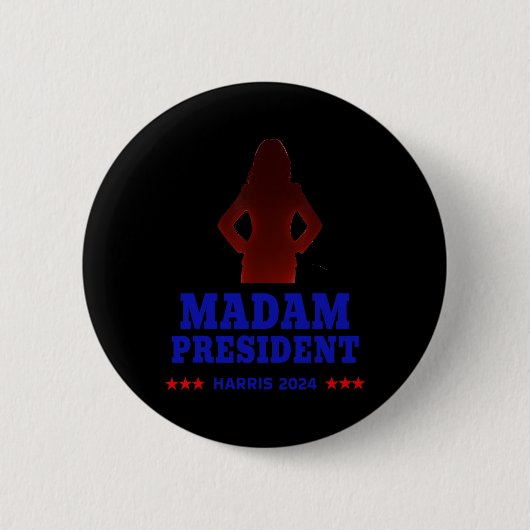 Frau Präsidentin, Kamala Harris 2024 R Button (Vorderseite)