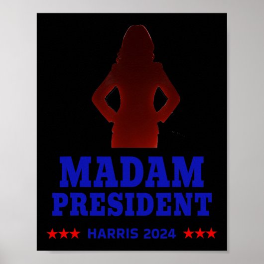 Frau Präsidentin, Kamala Harris 2024 R Poster (Vorne)
