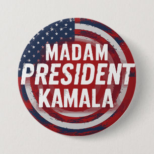 Frau Präsidentin Kamala Harris Button