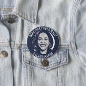 Frau Präsidentin Kamala Harris Button (Beispiel)