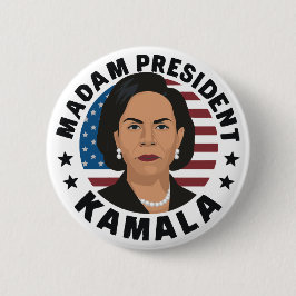 Frau Präsidentin Kamala Harris Button