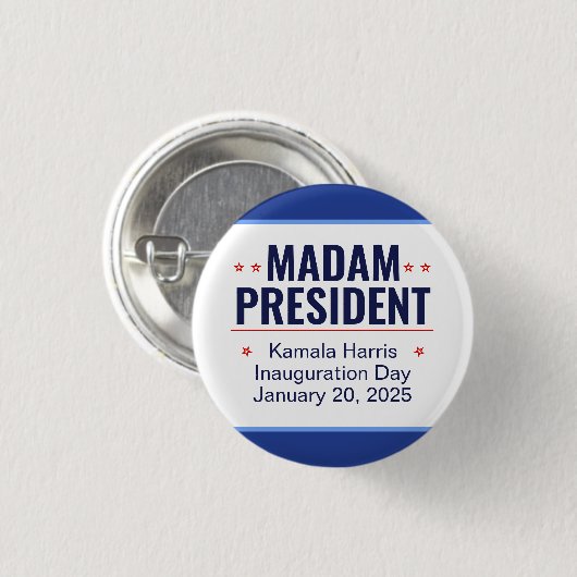Frau Präsidentin Kamala Harris Einweihung Button (Vorne & Hinten)