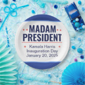 Frau Präsidentin Kamala Harris Einweihung Pappteller (Party)