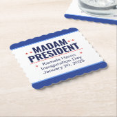 Frau Präsidentin Kamala Harris Einweihung Untersetzer (angewinkelt)