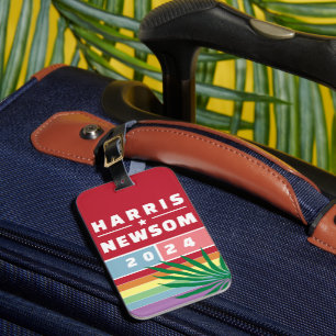 FRAU PRÄSIDENTIN KAMALA HARRIS NEWSOM 2024 GEPÄCKANHÄNGER