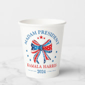 Frau Präsidentin Kamala Harris Pappbecher (Vorderseite)