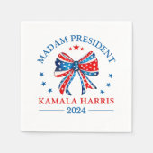 Frau Präsidentin Kamala Harris Serviette (Vorderseite)