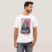 Frau Präsidentin Kamala Harris T-Shirt (Vorne ganz)