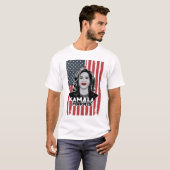 Frau Präsidentin Kamala Harris T-Shirt (Vorne ganz)