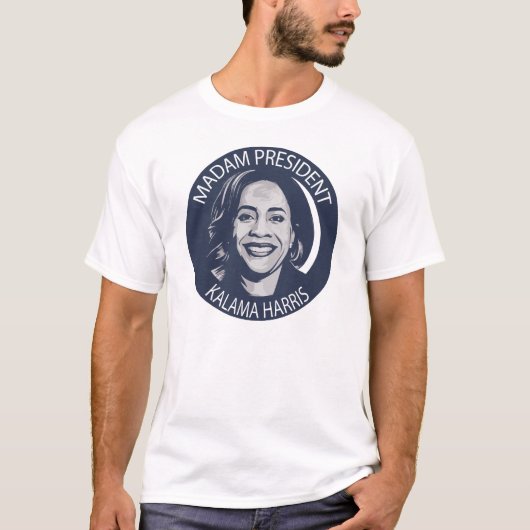 Frau Präsidentin Kamala Harris T-Shirt (Vorderseite)
