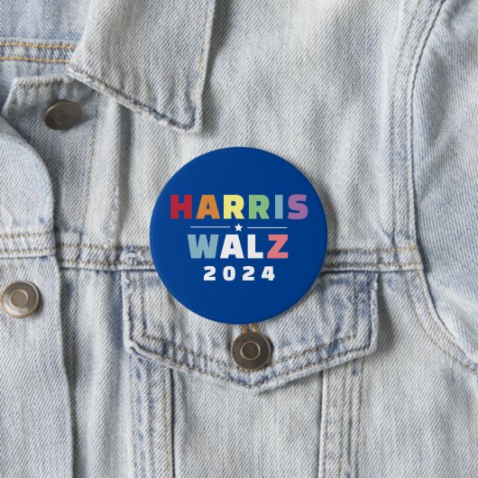 FRAU PRÄSIDENTIN KAMALA HARRIS WALZ 2024 BUTTON (Beispiel)