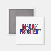 Frau Präsidentin Magnet (Vorderseite/Rückseite)