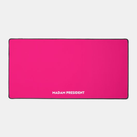 Frau Präsidentin! Moderne, mutige Typografie in he Schreibtischunterlage (Vorderseite)