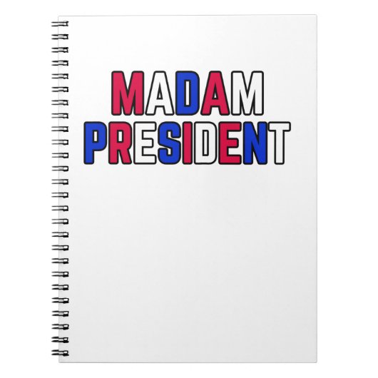 Frau Präsidentin Notizblock (Vorderseite)
