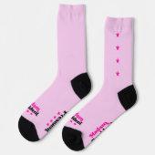 Frau Präsidentin Socken, Stärkende Aussage Socken (Linkes Detail)