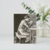 Frau Praying, Vincent van Gogh Postkarte (Stehend Vorderseite)