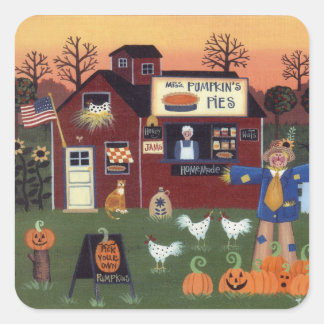 Frau Pumpkins Pies Sticker