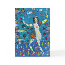 Frau Purity Grußkarte