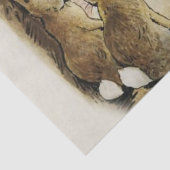 Frau Rabbit Pours Tea von Beatrix Potter Seidenpapier (Detail)