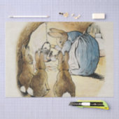 Frau Rabbit Pours Tea von Beatrix Potter Seidenpapier (Handwerk)