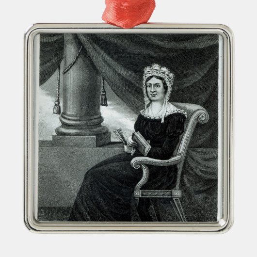 Frau Rachel Jackson Ornament Aus Metall (Vorne)