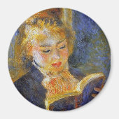 Frau Reading - Auguste Renoir Magnet (Vorne)