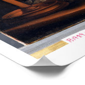 Frau Reading by a Paper-bell Shade, 1766 (Öl auf Poster (Ecke)