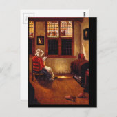 Frau Reading'_Dutch Masters Postkarte (Vorne/Hinten)
