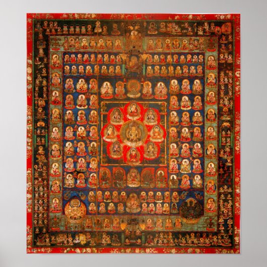 Frau Realm Mandala Poster (Vorne)