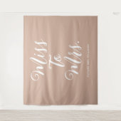 Frau Retro Desert Theme Beige Bachelorette Wandteppich (Vorderseite)