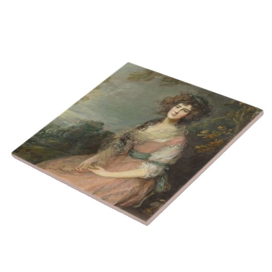 Frau Richard Brinsley Sheridan, 1785 - 87 Fliese (Seite)