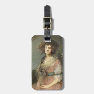 Frau Richard Brinsley Sheridan, 1785 - 87 Gepäckanhänger
