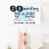 Frau Right Fun Diamond 60. Hochzeitstag Banner (Insitu)