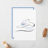 Frau Rodeo Crown Pageant Mitteilungskarten (Vorderseite/Rückseite Beispiel)