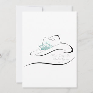 Frau Rodeo Crown Pageant Mitteilungskarten