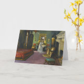 Frau Rosen's Bedroom | Sir John Lavery Karte (Gelbe Blume)