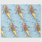 Frau Rower Geschenkpapier (Flach)