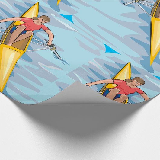 Frau Rower Geschenkpapier