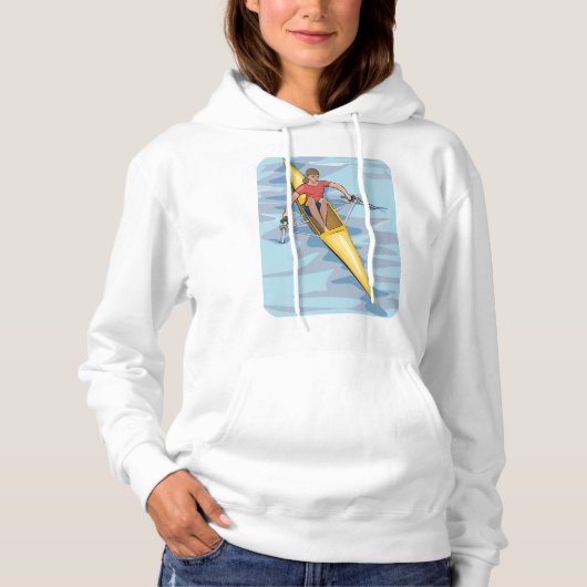 Frau Rower Hoodie (Vorderseite)